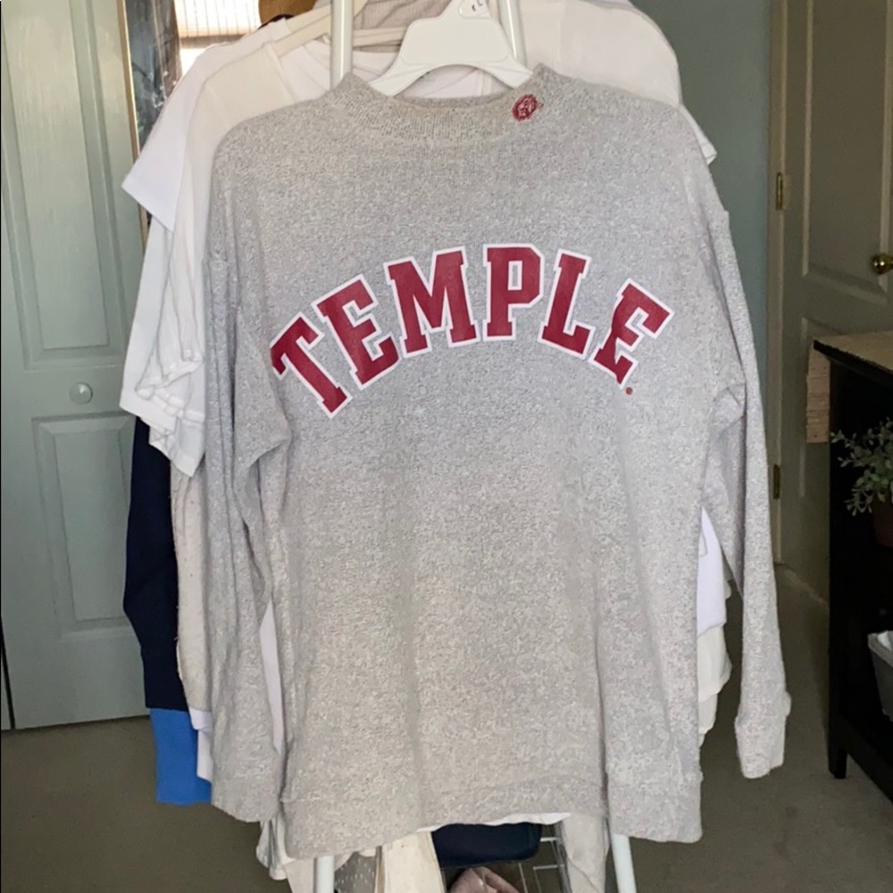 Temple University oversized turtleneck